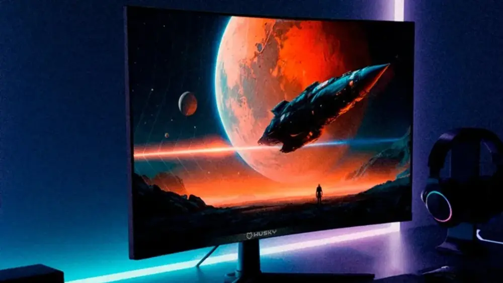 Husky lança mesa elétrica e monitor curvo 240 Hz